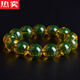 SNQP Mexican 5A water purified blue amber bracelet beeswax Buddha beads amber round bead single circle bracelet for men 24mm