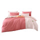 Mengjie Home Textiles Pure Cotton Four-piece Set Twill Floral Pastoral Print Cotton Four-piece Set Bed Four-piece Set Bedding Quilt Cover Clear 1.2 Meter Bed (150*200)cm Three-piece Set
