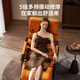 AUX Massage Chair Full Body Home Small 2025 Top Ten Brands Compact Folding Intelligent Sofa Chair Leisure Rocking Recliner Parents Birthday Gift Practical for Parents and Elders Sunshine Orange