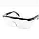 Merio protective glasses, sandproof and anti-fog goggles, adjustable temples, black, dust-proof and anti-fog