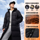 Peak long down jacket men's winter three-proof technology warm, windproof, waterproof and stain-proof hooded sports jacket DF544111