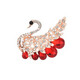 Dabuliu Korean style brooch for women, rhinestone scarf buckle, anti-exposure buckle, crystal pearl, crystal bow - Molan