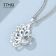 TTMIX women's pt950 platinum pendant peacock open screen pendant temperament platinum necklace 6.9-7.1g