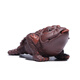 Zanghutianxia purple sand tea pet ornaments mini golden toad can be raised tea table accessories seven treasures golden toad four colors available purple clay style
