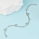 GsunG platinum bracelet for women PT950 kitten bracelet for your girlfriend, fashionable shiny platinum bracelet for women, new beads, priced by gram, contact customer service before bidding for gold price