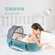 Danilove baby carrier portable out-and-out carrier bed baby bed in bed newborn car safety bassinet blue extended version + safety belt