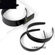 Qindu 1.8-3.7cm handmade DIY hair accessories material plastic base wide hair hoop head buckle bow with ht hair hoop type b