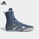 Adidas BOX HOG 3/4 Generation Men's Boxing Shoes Professional Fighting Training Shoes New Year's Day Gift White Gray GZ6118 Standard 44_US10