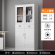 Zhongcun Steel Office Iron File Cabinet Information Cabinet File Cabinet Financial Voucher Cabinet Cabinet with Lock Locker Short Cabinet Medium Two-Bucket File Cabinet Regular Style