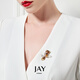 Jay owl brooch women's jewelry corsage as a birthday gift for mother-in-law and elders
