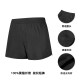 Xtep shorts women's sports quick-drying shorts anti-exposure lining summer new running fitness yoga shorts black M/165