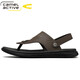 German Camel dynamic men's sandals summer new casual beach shoes soft sole non-slip sandals dual-purpose sandals flip-flops 3880 gray (sports shoe size) 39