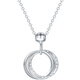 Saturday Fortune PT950 Platinum Romantic Statement Platinum Necklace Female B0612454 Approximately 3.01g 40+5cm