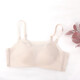 Embry Fang Comfort Cup Glossy Anti-exposure Tube Bra Women's Comfortable Wire-Free Underwear Skin Color SKN 75B1