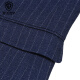 Shanghai Haoyu suit men's slim business formal blue striped fashion gentleman suit suit HTXA225 dark blue striped 175/96A