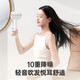 Kangfu hair dryer household high wind high power high speed plasma constant temperature portable leafless hair dryer low noise fast drying hair dryer KF-F9 star gray exquisite gift box