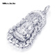 Miss JuJupt950 platinum men's pendant Flame Guanyin Buddha statue large tag atmospheric platinum pendant PT950 pendant 10.1-10.3 grams + free leather rope