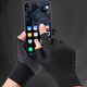 Beautifully made half-cut gloves, thin half-finger anti-slip touch screen, riding, driving, outdoor sports, work, labor insurance, fishing gloves, black dot glue exposed two fingers, 3 pairs