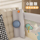 Guanlilang Bed Rail Bed Guardrail Baby Anti-fall Anti-fall Baby Bedside Anti-seam Soft Pack Anti-collision Pillow Universal Accessories Simple Gray High Elasticity Anti-collision