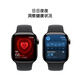 Apple/苹果 Watch Series 10 智能手表GPS+蜂窝款42毫米石板色钛金属表壳黑色运动型表带M/L MWXY3CH/B