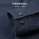 Shanshan three-proof fabric jacket men's spring and autumn business casual smooth anti-wrinkle stand-up collar top windproof warm jacket dark blue L 175/92A