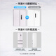Hualingmei's 60cm ultra-thin zero-embedded French multi-door refrigerated and frozen double-pure household air-cooled refrigerator HR-419WUFPZ 20% national subsidy for home appliances