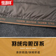 Hengyuanxiang (HYX) woolen Tang suit male middle-aged and elderly father autumn and winter double-sided woolen jacket wool jacket men down Zhongshan suit gray 170