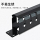 亿舟（YZ）YZ-LXJ-48 工程级24档48口加厚理线架19英寸1U机架式机柜成品网线线缆管理器整理器