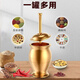 Zhixu medicine jar, garlic masher, brass medicine masher, traditional Chinese medicine masher, medicine jar, grinding bowl, copper medicine mortar, medicine copper mortar, medium size, deepened and thickened, with anti-slip pad
