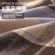 Xue Qianman scarf men's casual simple autumn and winter Korean style fringed plaid scarf fashion versatile warm thickened scarf