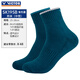 VICTOR Victory chaussettes de badminton professionnelles pour hommes et femmes, chaussettes de sport à fond de serviette épaissi, chaussettes mi-mollet absorbant la transpiration, respirantes, antidérapantes et résistantes à l'usure, chaussettes pour hommes SK195-B bleu saphir, taille unique