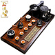 Chengyun Shangzun whole piece ebony rosewood solid wood Kung Fu tea set home simple living room Chinese tea tray fully automatic one classmate G9+ jade glass