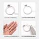 Lingjiujiu ring is too big, adjuster, invisible ring, shrink and change, anti-falling, winding, anti-falling, anti-slip sleeve, adjustment elastic, thin round 2MM