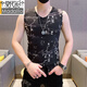 Modal Winter Double-sided Velvet Thermal Vest Men's Thermal Underwear Slim Fit Seamless Heating Plus Velvet Thickened Bottoming Shirt Autumn Clothes Red Letter L (Recommended 100-120 Jin Jin equals 0.5 kg)