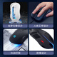 惠普（HP）游戏鼠标 学习办公电竞宏编程游戏人体工学静音轻量化有线鼠标 USB接口 台式机笔记本电脑通用 【非静音】黑色+星空鼠标垫