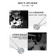 Vana Beating Heart Silver Necklace Female Pendant Birthday Gift for Girlfriend and Wife Imported Version Beating Heart Necklace