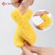 Jialiya wood pulp cotton 11*7*2.5cm*4 pieces kitchen rag scouring pad dishwashing sponge to wipe away oil stains