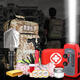 Sino-German Woan emergency rescue kit, civil air defense and combat readiness emergency kit, family earthquake first aid kit, vehicle-mounted self-driving outdoor travel self-rescue kit