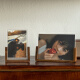 Youifu creative solid wood photo frame table custom-made photo-washed acrylic transparent made into photo album printing with frame high-end beech wood - vertical version [with washed photos] 8 inches [can hold 15.3x20.3cm]