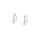 Su Shiliu s925 silver high heels pearl earrings for women French earrings light luxury temperament niche design ear hooks birthday gift a pair of pearl ear hooks (gold)