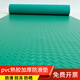 Junliu thickened and wear-resistant private garage floor mat PVC non-slip mat plastic entrance waterproof rubber door mat corridor stairs cooked glue green man 0.9 meters width 1.5 meters length