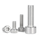 Jinggong (JINGGONG) SZ 304 stainless steel cylindrical inner plum blossom small screw anti-tamper bolt low cup head anti-theft machine screw M2.5M3M4M5 rub pattern M2*4 (100 pieces)