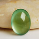 Ice prehnite ring surface, bare stone egg surface, jade rough stone, gemstone, colored treasure can be inlaid with ring, picture color