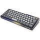 Filco JD Logistics Japan Direct Mail FILCO Galaxy Gold Lacquer Mechanical Keyboard Japanese Arrangement 66 Keys KOBO-GXG08 Red Axis Matte Black Keycaps