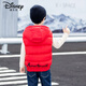 Disney boys down cotton vest outer wear 5 vest 6 autumn and winter 7 child boy vest thickened jacket 8 years old style black (21 color hooded vest) 140 size (recommended height is about 130)