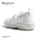 Yuexing children's shoes imported from Japan, kindergarten indoor white shoes for all seasons, girls' home shoes, breathable boys' canvas shoes, white 27 (inner length 17cm, suitable for feet 16.5cm long)