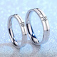 Centenary-old Fenxiang 950 platinum ring for a man and a woman, a couple, a platinum diamond ring, a smooth ring, a birthday gift for a girl, a pair of eternal love who need to keep silent and note the number.