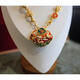 Dusk enamel colorful deer multi-treasure national style necklace detachable and versatile single necklace
