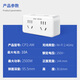 Gosund Xiaoku one-to-two socket, one-to-multi smart plug, connected to Mijia APP remote control, power-off memory, supports voice control CP2-AM