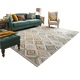 Zhonghong European and American carpet living room bedroom bedside coffee table American plaid personalized weaving machine washable home large area light luxury modern plaid 200*250CM